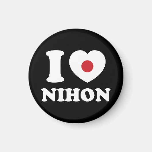 I HEART [LOVE] NIHON MAGNEET (Voorkant)
