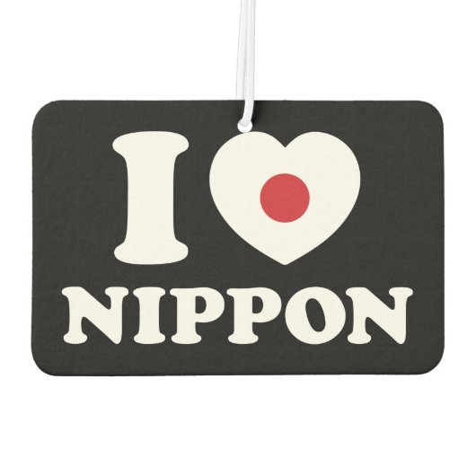 I HEART [LOVE] NIPPON AIR FRESHENER LUCHTVERFRISSER (Achterkant)