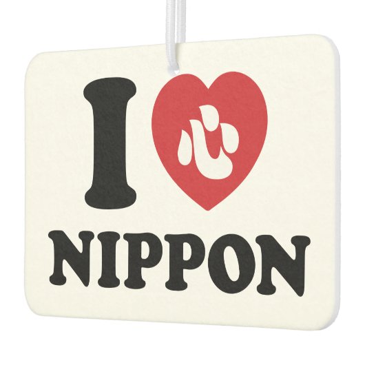 I HEART [LOVE] NIPPON AIR FRESHENER LUCHTVERFRISSER (Links)