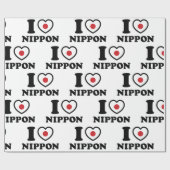 I HEART [LOVE] NIPPON CADEAUPAPIER (Vlak)
