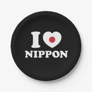 I HEART [LOVE] NIPPON PAPIEREN BORDJE