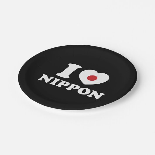I HEART [LOVE] NIPPON PAPIEREN BORDJE (Gekanteld)