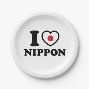 I HEART [LOVE] NIPPON PAPIEREN BORDJE