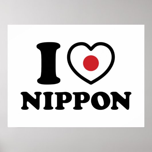 I HEART [LOVE] NIPPON POSTER (Voorkant)