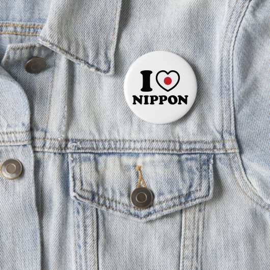 I HEART [LOVE] NIPPON RONDE BUTTON 5,7 CM (In situ)