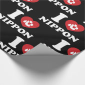 I HEART [LOVE] NIPPON WRAPPON PAPER CADEAUPAPIER (Hoek)