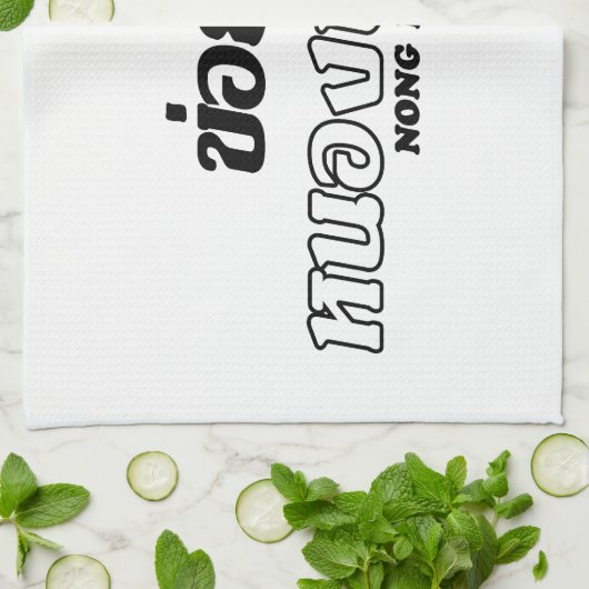 I Heart (Love) Nong Bua Lamphu, Isan, Thailand Theedoek (Gevouwen)