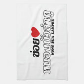 I Heart (Love) Nong Bua Lamphu, Isan, Thailand Theedoek (Verticaal)