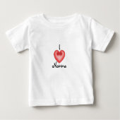 I Heart ( Love ) Nonna Shirt (Voorkant)
