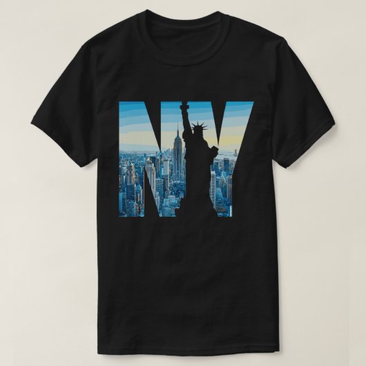 I Heart Love NY New York City NYC Classic Font T-shirt (Design voorkant)