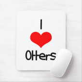 I Heart (Love) Otters Muismat (Met muis)