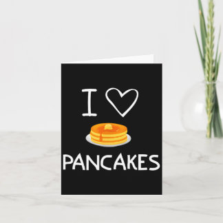 I Heart Love Pancakes, Funny, Jokes, Sarcastic, Fa Kaart