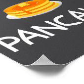 I Heart Love Pancakes, Funny, Jokes, Sarcastic, Fa Poster (Hoek)