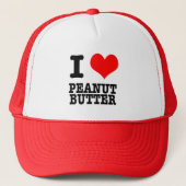 I HEART (LOVE) PEANUT BOTER TRUCKER PET (Voorkant)