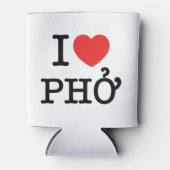 I Heart (Love) Pho Blikjeskoeler (Voorkant)