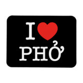 I Heart (Love) Pho Magneet (Horizontaal)