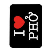 I Heart (Love) Pho Magneet (Verticaal)