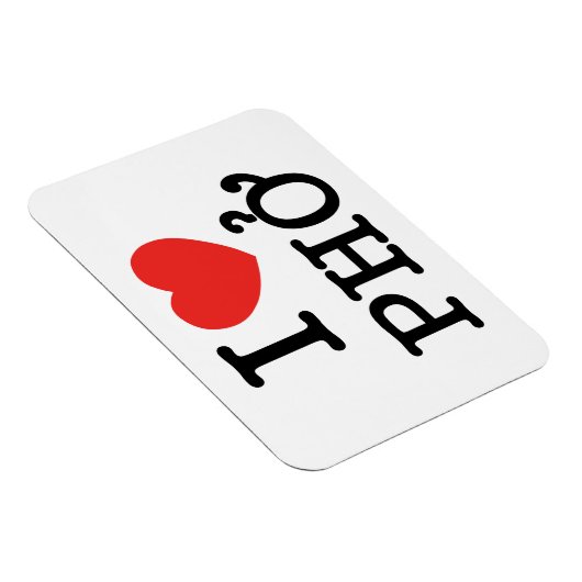 I Heart (Love) Pho Magneet (Rechterzijde)