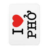 I Heart (Love) Pho Magneet (Verticaal)