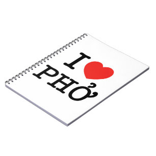 I Heart (Love) Pho Notitieboek