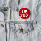 I Heart (Love) Pho Ronde Button 5,7 Cm (In situ)