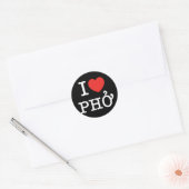 I Heart (Love) Pho Ronde Sticker (Envelop)