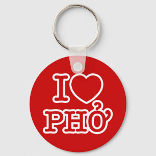 I Heart (Love) Pho Sleutelhanger