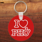 I Heart (Love) Pho Sleutelhanger (Voorkant)
