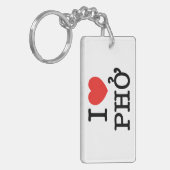 I Heart (Love) Pho Sleutelhanger (Voorkant Links)