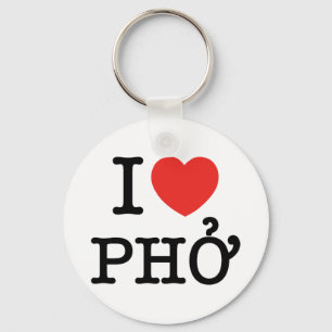 I Heart (Love) Pho Sleutelhanger