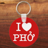 I Heart (Love) Pho Sleutelhanger (Voorkant)