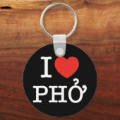 I Heart (Love) Pho Sleutelhanger (Voorkant)
