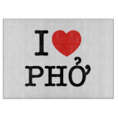 I Heart (Love) Pho Snijplank (Voorkant)