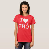 I Heart (Love) Pho T-shirt (Voorkant volledig)