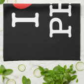 I Heart (Love) Pho Theedoek (Gevouwen)