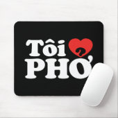 I Heart (Love) Pho (Tôi ❤ PHỞ) Vietnamese taal Muismat (Met muis)