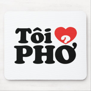 I Heart (Love) Pho (Tôi ❤ PHỞ) Vietnamese taal Muismat