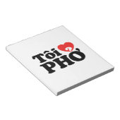 I Heart (Love) Pho (Tôi ❤ PHỞ) Vietnamese taal Notitieblok (Schuin)