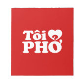 I Heart (Love) Pho (Tôi ❤ PHỞ) Vietnamese taal Notitieblok (Voorkant)