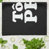 I Heart (Love) Pho (Tôi ❤ PHỞ) Vietnamese taal Theedoek (Gevouwen)