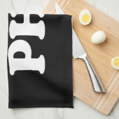 I Heart (Love) Pho (Tôi ❤ PHỞ) Vietnamese taal Theedoek (Quarter Fold)