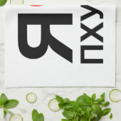 I Heart [Love] Phuket [П х к т у] ~ Russisch Theedoek (Gevouwen)