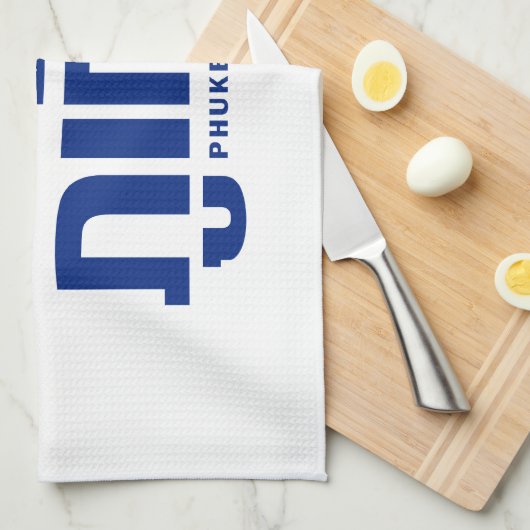 I Heart (Love) Phuket ❤ Thailand Theedoek (Quarter Fold)