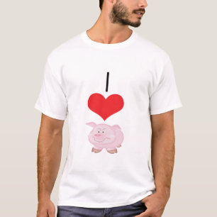 I Heart (Love) Pigs T-shirt