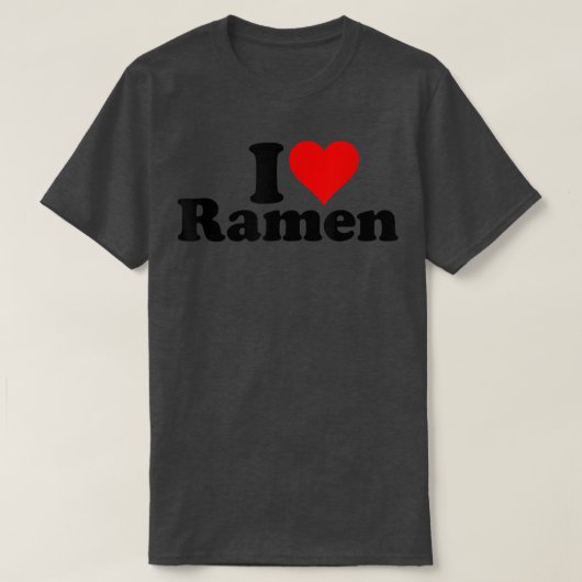 I Heart Love Ramen Japans Noodles431 T-shirt (Design voorkant)