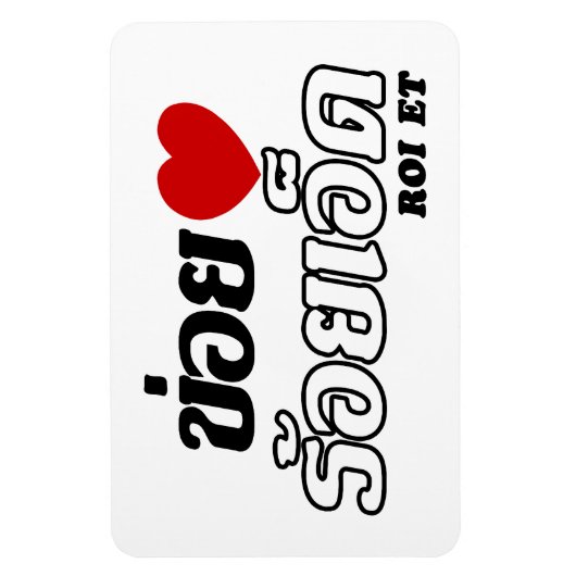 I Heart (Love) Roi Et, Isan, Thailand Magneet (Verticaal)