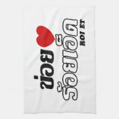 I Heart (Love) Roi Et, Isan, Thailand Theedoek (Verticaal)