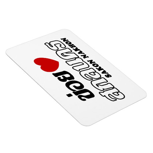 I Heart (Love) Sakon Nakhon, Isan, Thailand Magneet (Rechterzijde)