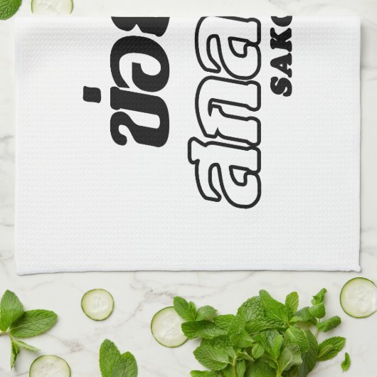 I Heart (Love) Sakon Nakhon, Isan, Thailand Theedoek (Gevouwen)