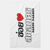 I Heart (Love) Sakon Nakhon, Isan, Thailand Theedoek (Verticaal)